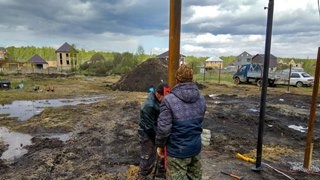 Заказать монтаж винтовых свай в Усолье-Сибирское - цена под ключ с доставкой от 1865 шт
