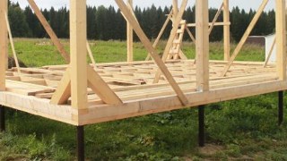 Сарай на винтовых сваях или хозблок на сваях Усолье-Сибирское цена от 2539 руб. / шт.