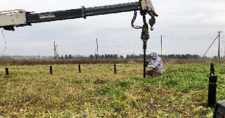 Установка винтовых свай Усолье-Сибирское цена от 3109 руб.