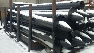 Винтовые сваи диаметром 73 мм Усолье-Сибирском цена от 1347 руб.