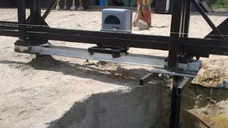 Купить сваи для ворот в Усолье-Сибирское. Заказать ворота на сваях под ключ от 21759 руб
